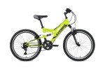Велосипед 24' двухподвес STINGER HIGHLANDER зеленый, 14' 24 SFV.HILANDER 14 GN 8